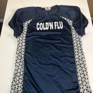 Football jersey “cold n flu”‎ because were sick team jersey